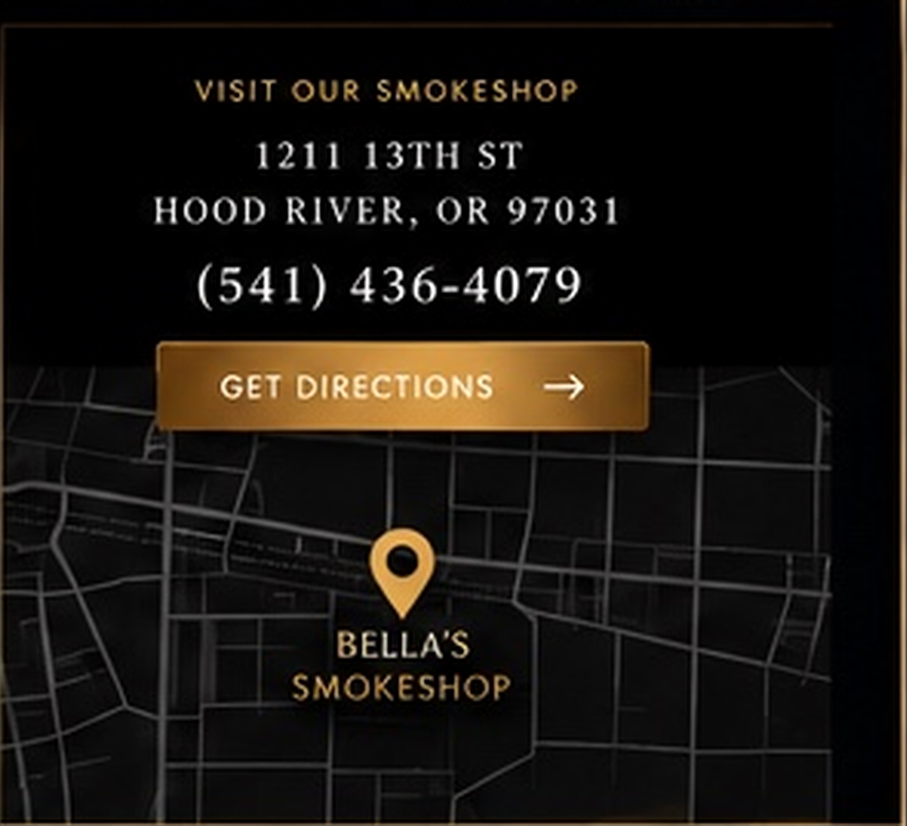 Visit Bella's Smokeshop in Hood River, Oregon